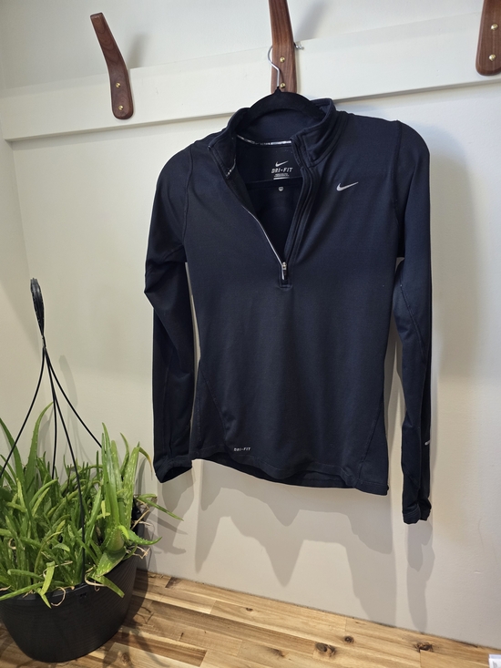 Nike Tops - Nike Black Long-Sleeve Dri-FIT Quarter-Zip Pullover